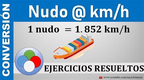 1 nudo cuantos km son|Convertir Nudos a Kilómetros por hora (knot → km/h)